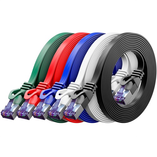 Cat 7 patchkabel - 5x,